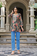 Radhika Lifestyle Summer Shine Vol 3 Lucknowi Embroidered  Cotton Kurtis