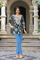 Radhika Lifestyle Summer Shine Vol 3 Lucknowi Embroidered  Cotton Kurtis