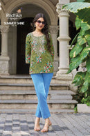 Radhika Lifestyle Summer Shine Vol 3 Lucknowi Embroidered  Cotton Kurtis