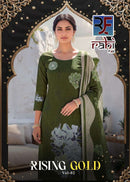 Rahi Fab Rising Gold Vol 2 Premium Ready Made Ethnic Suit