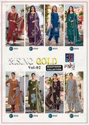 Rahi Fab Rising Gold Vol 2 Premium Ready Made Ethnic Suit