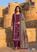 Rahi Fab Rising Gold Vol 4 Premium Cotton Printed Fancy Work Suit