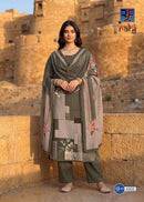 Rahi Fab Rising Gold Vol 4 Premium Cotton Printed Fancy Work Suit