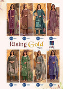 Rahi Fab Rising Gold Vol 4 Premium Cotton Printed Fancy Work Suit
