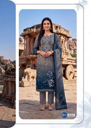 Rahi Fab Rising Silver Vol 4 Premium Cotton  Embroidery Work Printed Suit