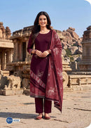 Rahi Fab Rising Silver Vol 4 Premium Cotton  Embroidery Work Printed Suit
