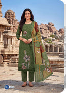 Rahi Fab Rising Silver Vol 4 Premium Cotton  Embroidery Work Printed Suit