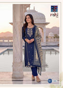 Rahi Fab Ruhani Gul 1 Cotton Designer Embroidered Suits