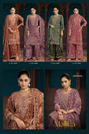 Rangoon Mallika Premium Makhmal Velvet Heavy Work Suit