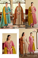 Rangoon Melody Luxury Jacquard Designer Anarkali Suit Set