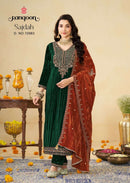 Rangoon Sajdah Elegant Crush Fabric Ethnic Wear Suit