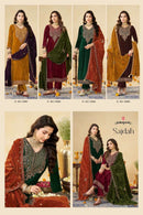 Rangoon Sajdah Elegant Crush Fabric Ethnic Wear Suit