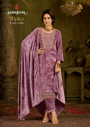 Rangoon Shaira Heavy Designer Velvet Ethnic Wear Suit