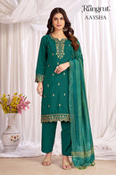 Rangrut Aaysha Premium Crepe Sequins Embroidered 3 Piece Suit Set