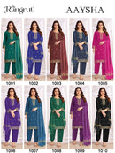 Rangrut Aaysha Premium Crepe Sequins Embroidered 3 Piece Suit Set