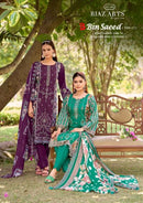 Riaz Arts Bin Saeed Vol 17 Cotton Digital Printed Embroidered  Suit