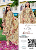 Riaz Arts Farmaish Vol 2 Premium Lawn Cotton Embroidered Digital Print Suit