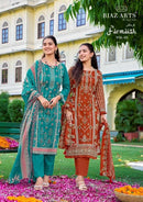 Riaz Arts Farmaish Vol 2 Premium Lawn Cotton Embroidered Digital Print Suit