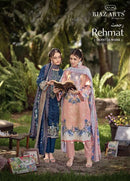 Rehmat Riaz Arts Premium Lawn Cotton Embroidered Pakistani Suits Set