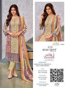 Riaz Arts Zeenat Designer Lawn Cotton Embroidery Suit