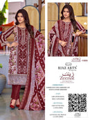 Riaz Arts Zeenat Designer Lawn Cotton Embroidery Suit
