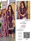 Riaz Arts Zeenat Designer Lawn Cotton Embroidery Suit