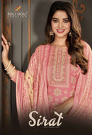 Roli Moli Creation Sirat Vol 11 Cotton Printed Fancy Work Suit Set