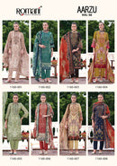 Romani Aarzu Vol 36 Designer Cotton Digital Printed Embroidery Suit