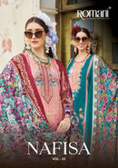 Romani Nafisa Vol 3 Premium Cotton Digital Print Fancy Work Salwar Suit