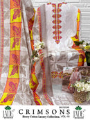 Saanvi Trends Jade Crimsons Vol 19 Heavy Cotton Luxury Suit