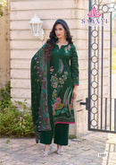 Saanvi Trends Nazakat Vol 1 Cotton Printed Work Salwar Suit