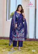 Saanvi Trends Nazakat Vol 1 Cotton Printed Work Salwar Suit