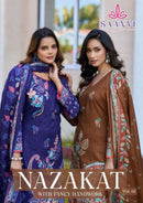 Saanvi Trends Nazakat Vol 1 Cotton Printed Work Salwar Suit