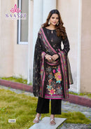 Saanvi Trends Nazakat Vol 1 Cotton Printed Work Salwar Suit