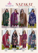 Saanvi Trends Nazakat Vol 1 Cotton Printed Work Salwar Suit