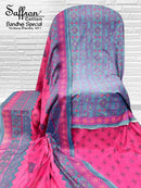 Saffron Cotton Bandhej Special Digital Print Cotton Salwar Suit