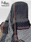 Saffron Cotton Bandhej Special Digital Print Cotton Salwar Suit