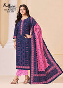 Saffron Cotton Bandhej Special Digital Print Cotton Salwar Suit