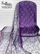 Saffron Cotton Bandhej Special Digital Print Cotton Salwar Suit