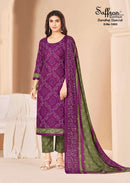 Saffron Cotton Bandhej Special Digital Print Cotton Salwar Suit