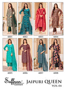 Saffron Karachi Queen Vol 4 Jaipuri Cotton Digital Printed Salwar Suit