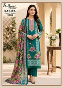 Saffron Rabiya Karachi Queen Vol 2 Premuim Cotton Digital Printed Pakistani Suit