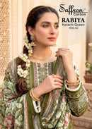 Saffron Rabiya Karachi Queen Vol 2 Premuim Cotton Digital Printed Pakistani Suit