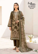 Saffron Rubina Karachi Queen Vol 4 Premium Cotton Printed Suit