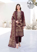 Saffron Rubina Karachi Queen Vol 4 Premium Cotton Printed Suit