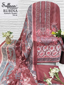Saffron Rubina Karachi Queen Vol 4 Premium Cotton Printed Suit