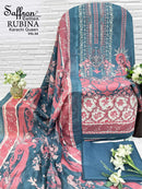 Saffron Rubina Karachi Queen Vol 4 Premium Cotton Printed Suit