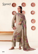 Sanna Fashion Quincy Premium Pashmina Digital Printed Suit