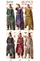 Sanna Fashion Quincy Premium Pashmina Digital Printed Suit
