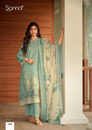 Sanna Fashion Safira Linen Designer Cotton Digital Printed Suit